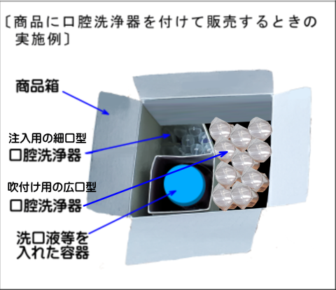 販売品の実施例